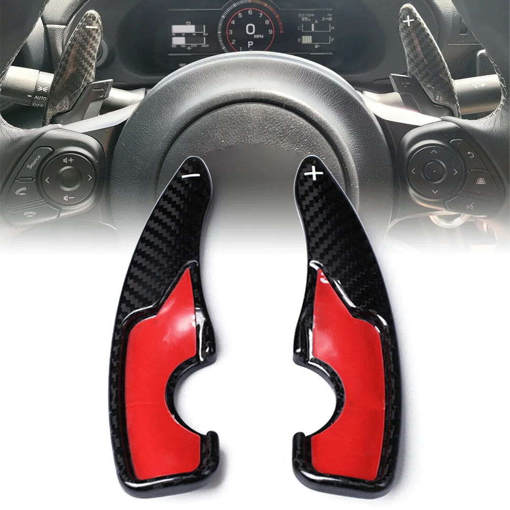 

For Toyota GT86 2017-2022 Car Steering Wheel Shift Paddle Extension For Subaru BRZ 2017 2018 2019 2020 2021 2022 Carbon Fiber