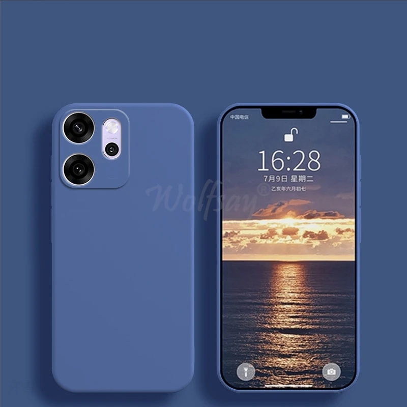 Liquid Silicone Plain Rubber TPU Phone Protector Cover