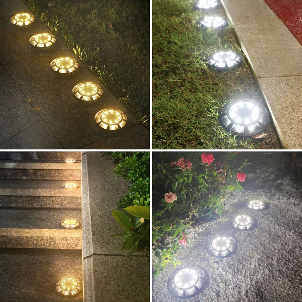 2 Lampes Solaires Extérieures IP65 - Éclairage Automatique Blanc Chaud Pour Jardin, Allée, Terrasse - Étanches Et Autonomes - 5