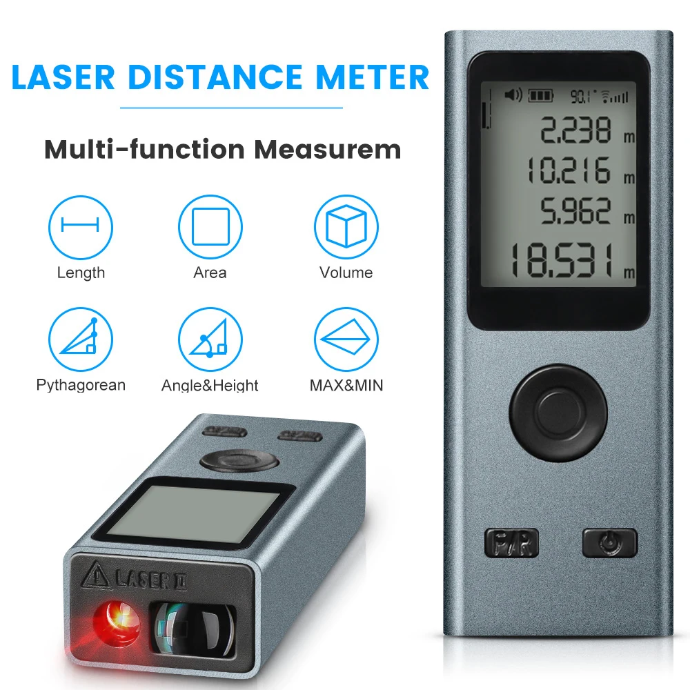 Laser Range finder Portable Mini Laser Distance Meter Tape Measure