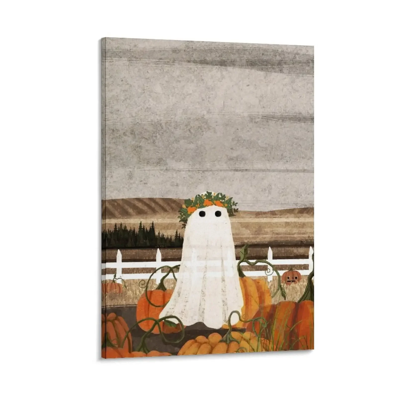 

There's a Ghost in the Pumpkins Patch Again... Canvas Painting accessories for home decor house decoration