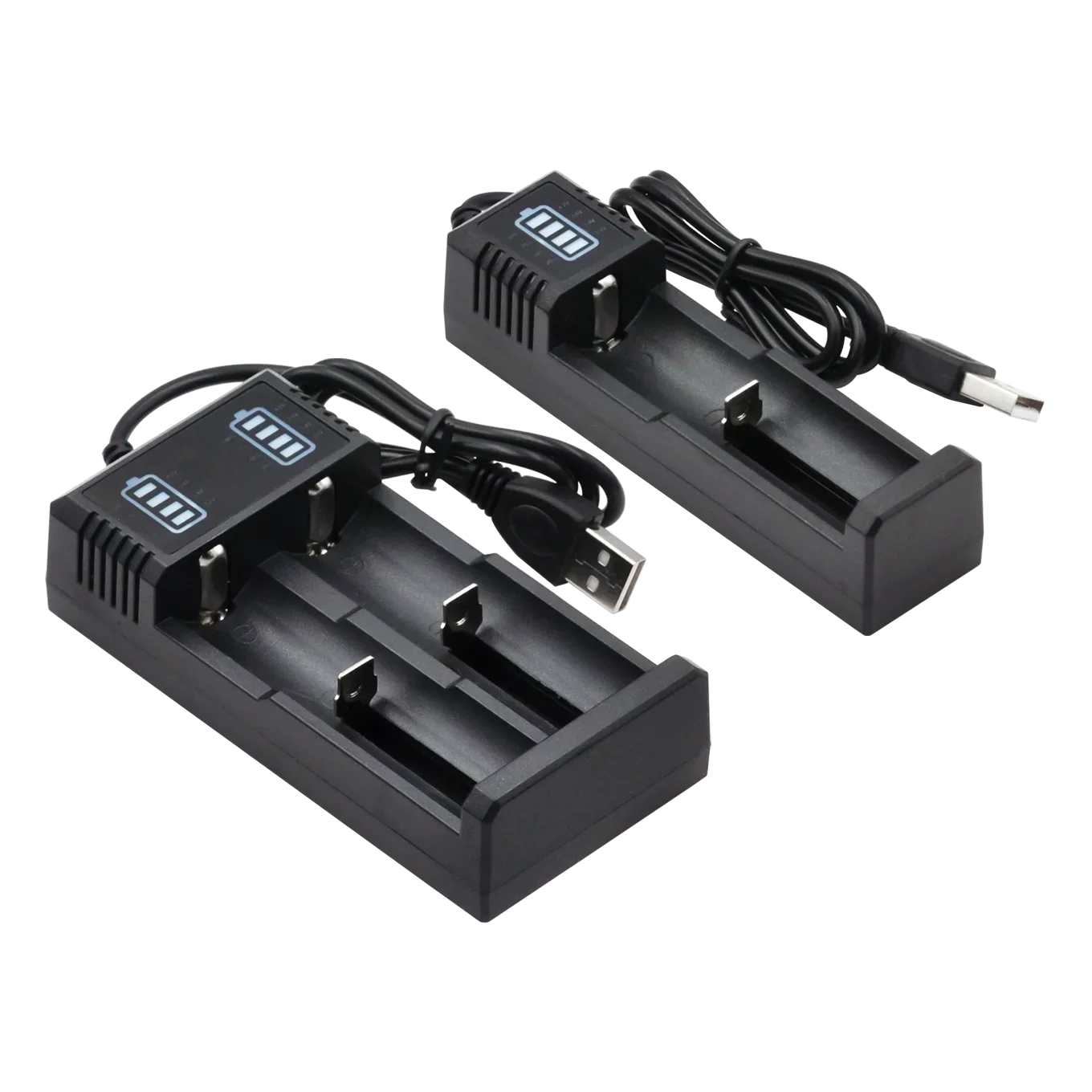 Зарядное устройство с одним слотом и USB-портом, 18650 в/3,7 в