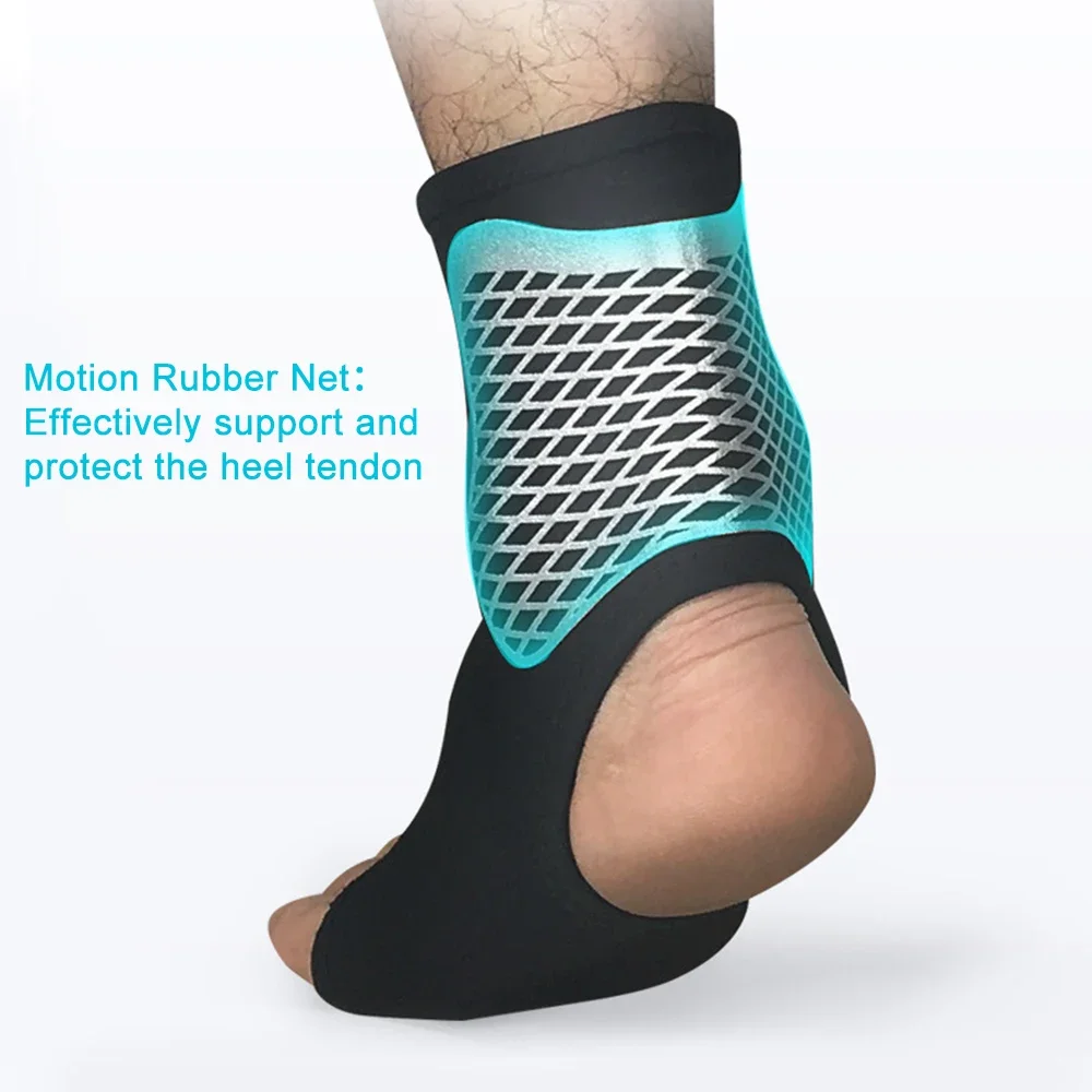 Ankle support protect brace compression strap achille tendon brace sprain protect foot bandage running sport fitness band