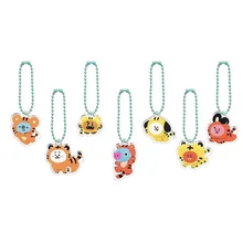 

1Pcs Kpop Wholesale Bangtan Boys Acrylic Keychain New Key Chain Accessories Key Ring Cute Pendant Keyring Gifts Collection