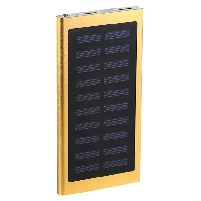 portable battery charger Solar Power Bank 50000mah 2 USB External Battery LED Portable Powerbank Mobile Phone Solar Charger for smart phone portable charger Power Bank