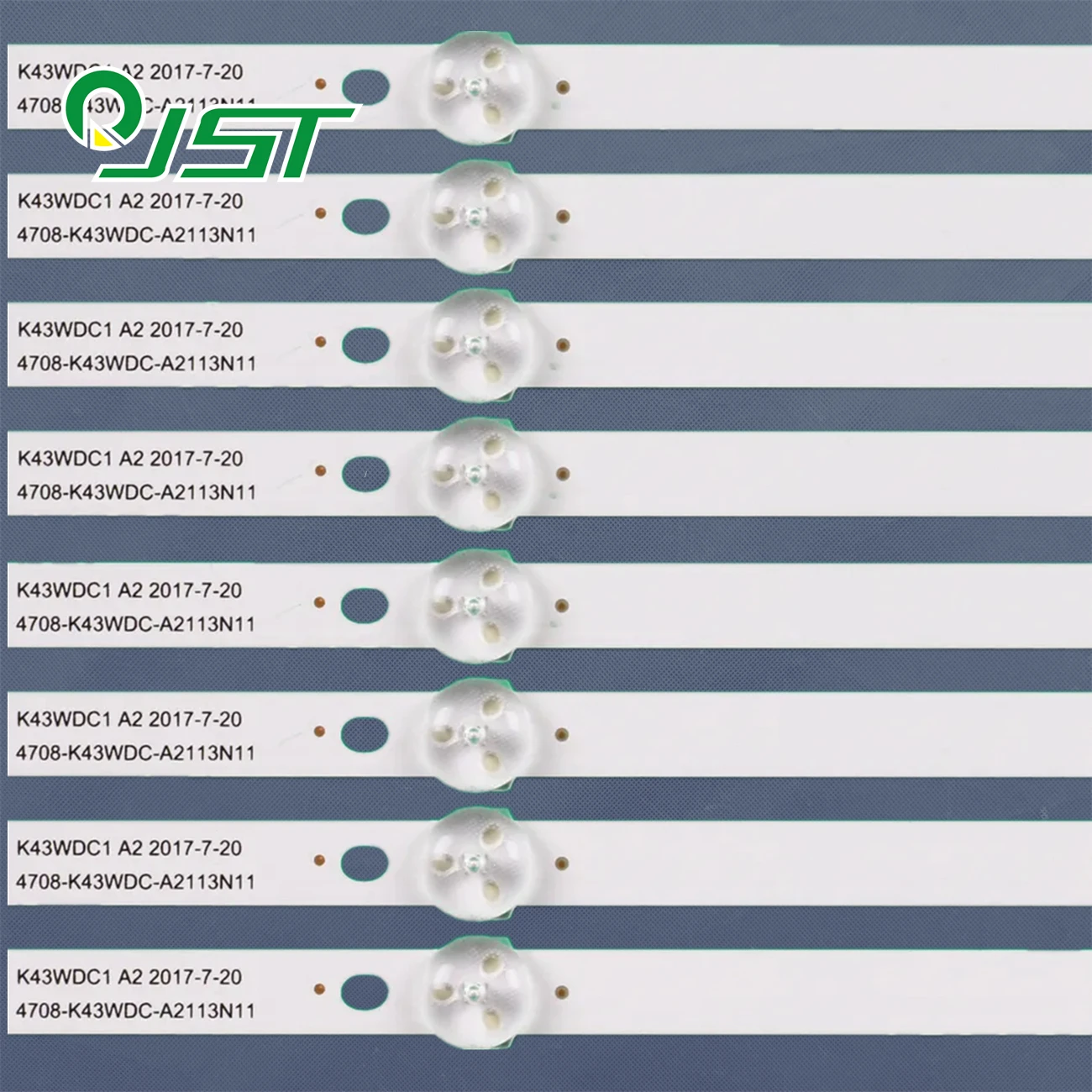 8pcs 4708-K43WDC-A3113N01 4708-K43WDC-A3113N11 4708-K43WDC-A1113N11 4708-K43WDC-A2113N11 LE43M3570 LE43M3579 L43E6800 LE43E6850
