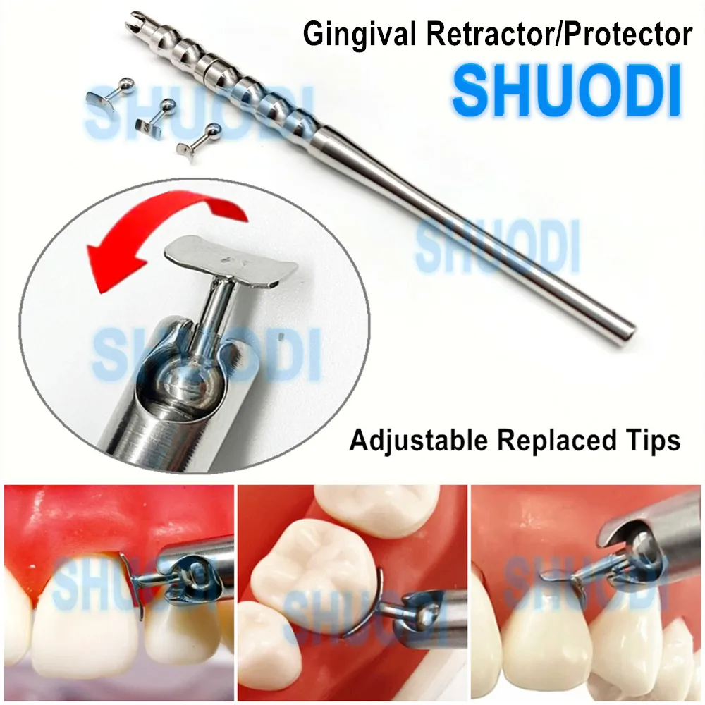 AdjustableDentalImplantGingivalRetractionGingivalSocketRetractor