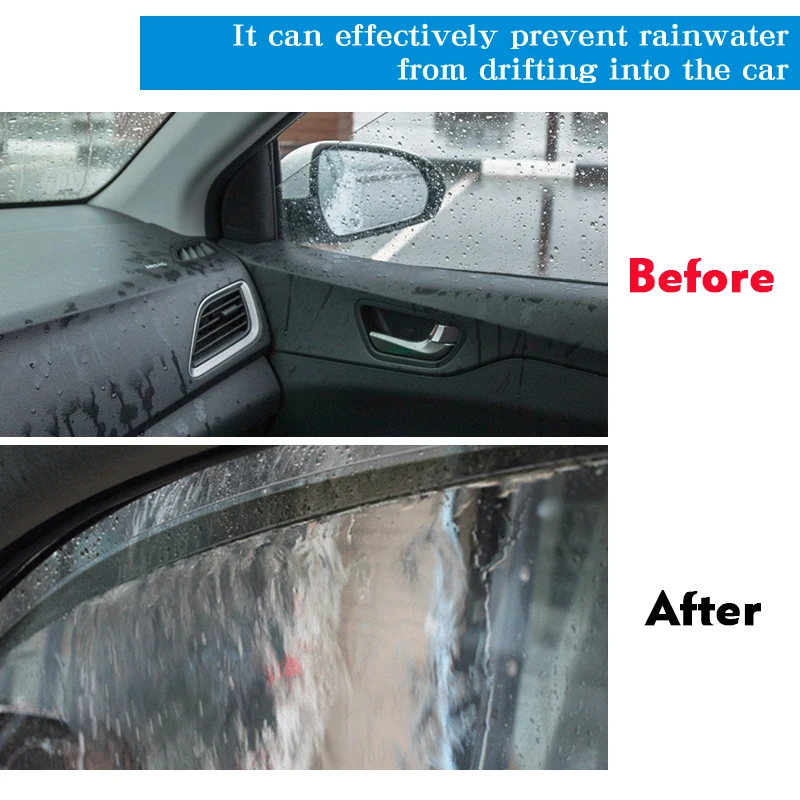 Window Rain Deflectors Rain Visors For Hyundai Tucson Ix35 TL 2015~