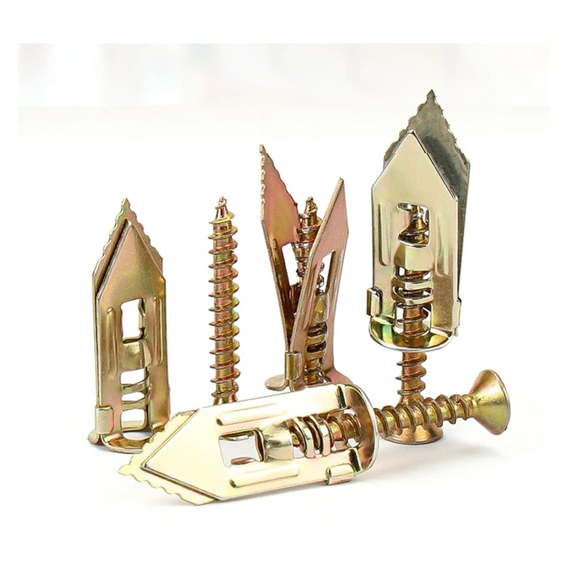 Description Picture 3 of item50pcs Drywall Anchors Expansion Kit 12x30mm with Self Tapping Screws Kit Self Drilling Anchors Plasterboard Wall Fixing Plug