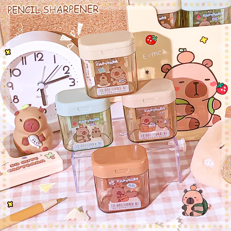 카와이 예쁜 문구, 학교 용품, 유용한 사무용품, 연필 깎기