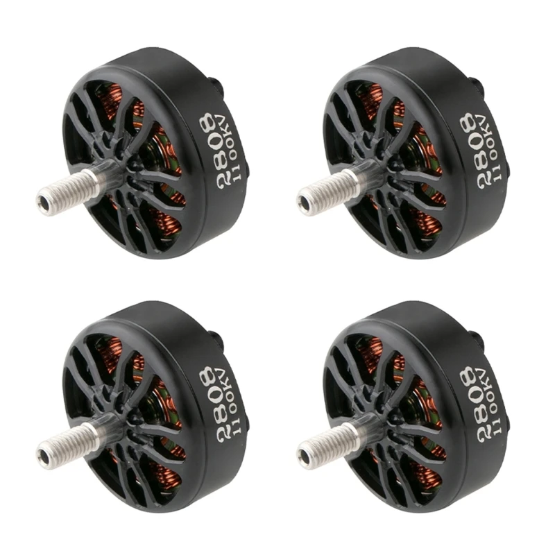 Y1UB 1pc/4pcs A2808 1100KV 모터 7in 프로펠러 원격 제어 쿼드콥터를 횡단하는 FPV용 강력한 브러시리스 모터
