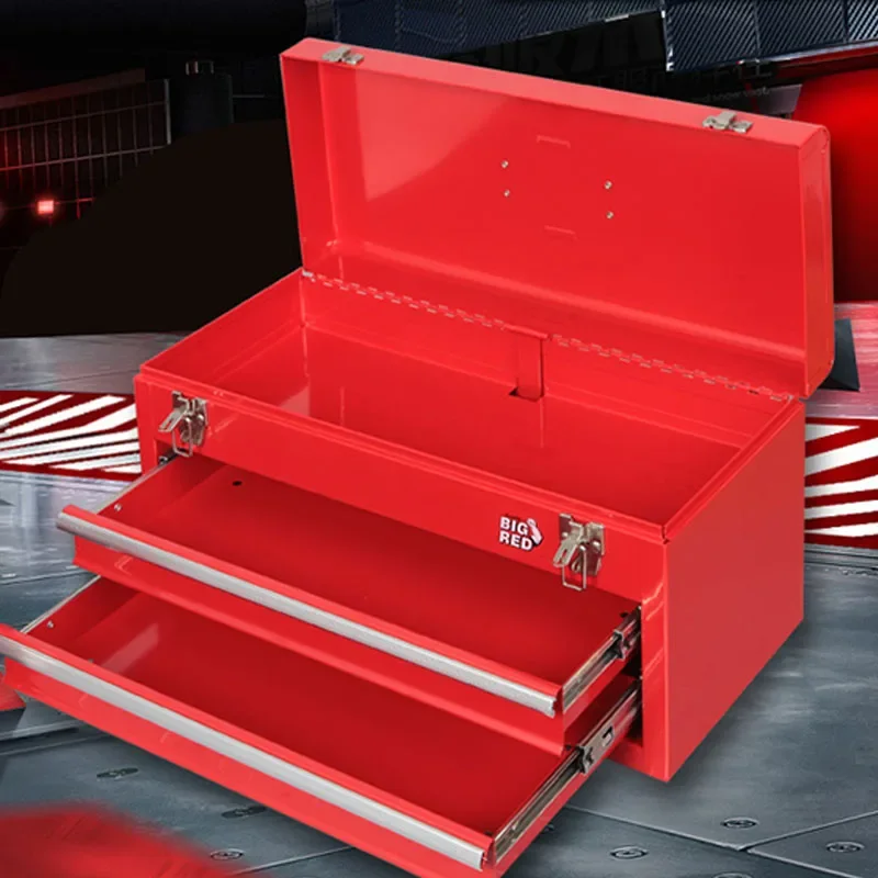 Portable Toolbox Household Set Portable Repair Multi-function Drawer Double-layer Combination Tool Storage Box 4