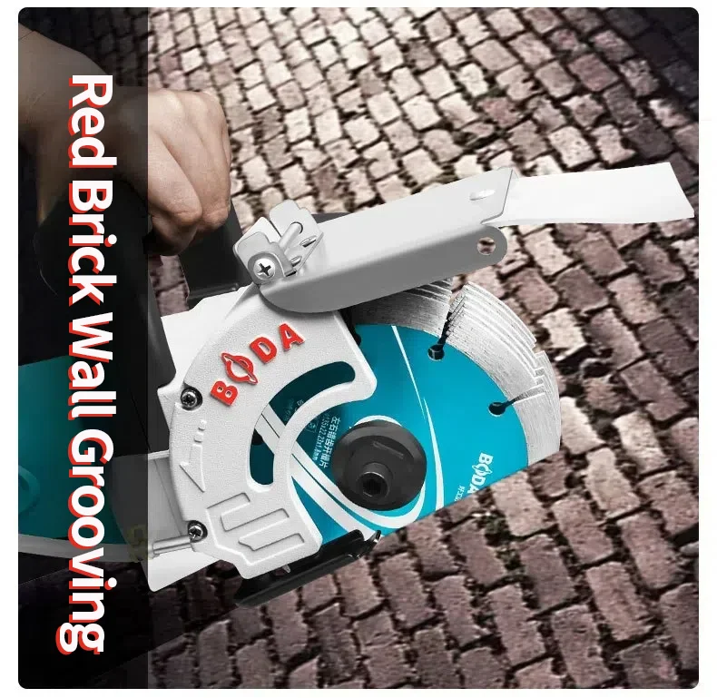 BODA 4000 W bürstenloser elektrischer Beton- und Wandjäger, 5,8-kg-Laserschneider, automatischer Schutz und schmutzfrei zum Schneiden von Zement/Barsch – Detail 13