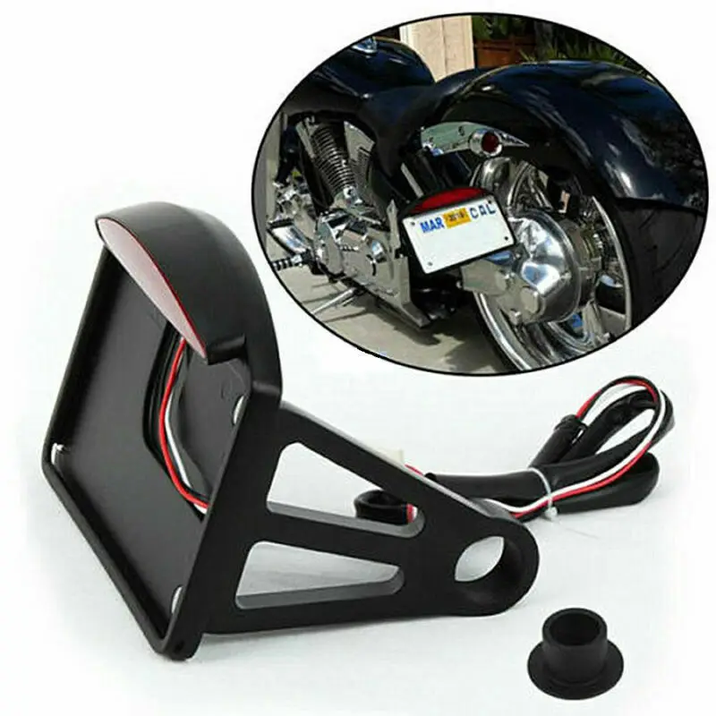 ForHarleyLicenceHolderHorizontalwithLightsLicencePlateFramesLicenceNumberPlateFrame