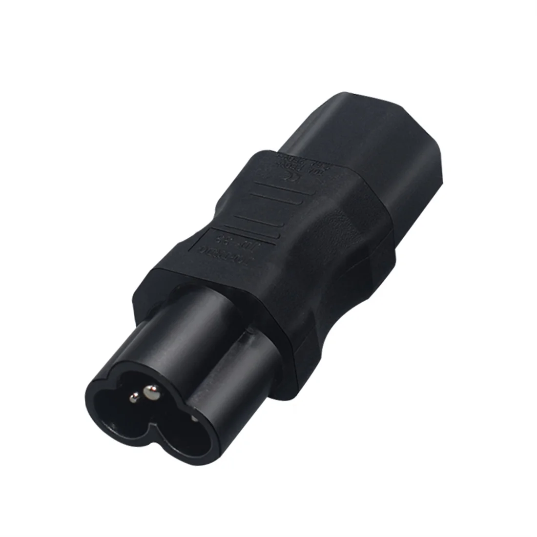 1PCS JORINDO IEC320 C6 TO C15 C15 to C6 plug socket converter Clover shaped to C15 with recessed conversion plug