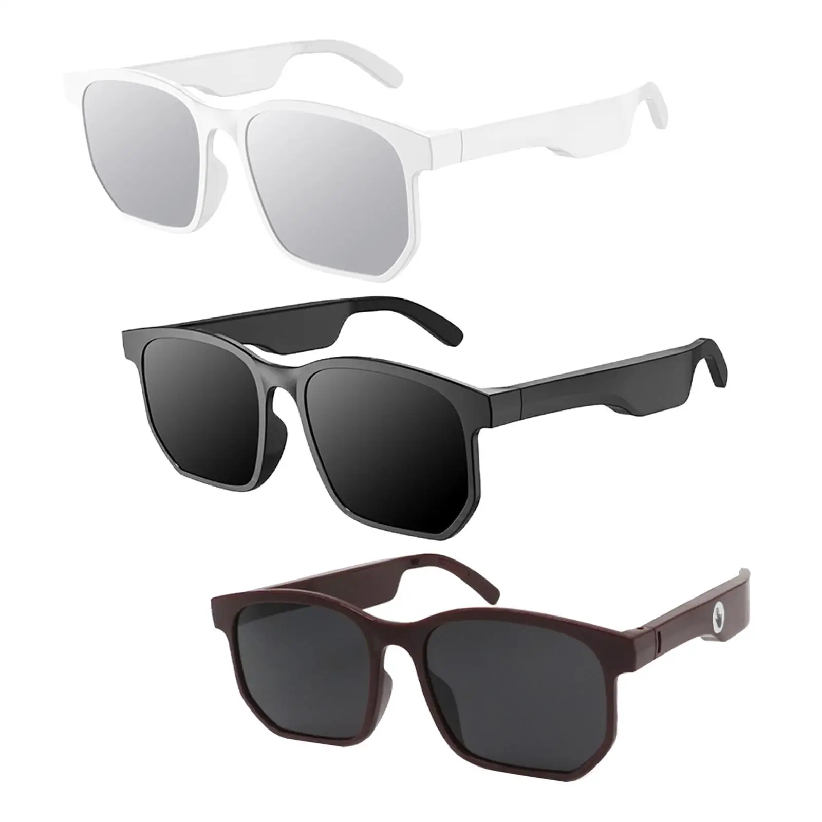 Bluetooth Audio Sunglasses Smart Glasses Open Ear Headphones V5.0 for Biking