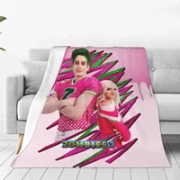 Zombies 3-Zed And Addison Magic Shaggy Throw Soft Warm Blanket Sofa/Bed/Travel Love Gifts Zombies 3 Addison Girls Kids Love 1