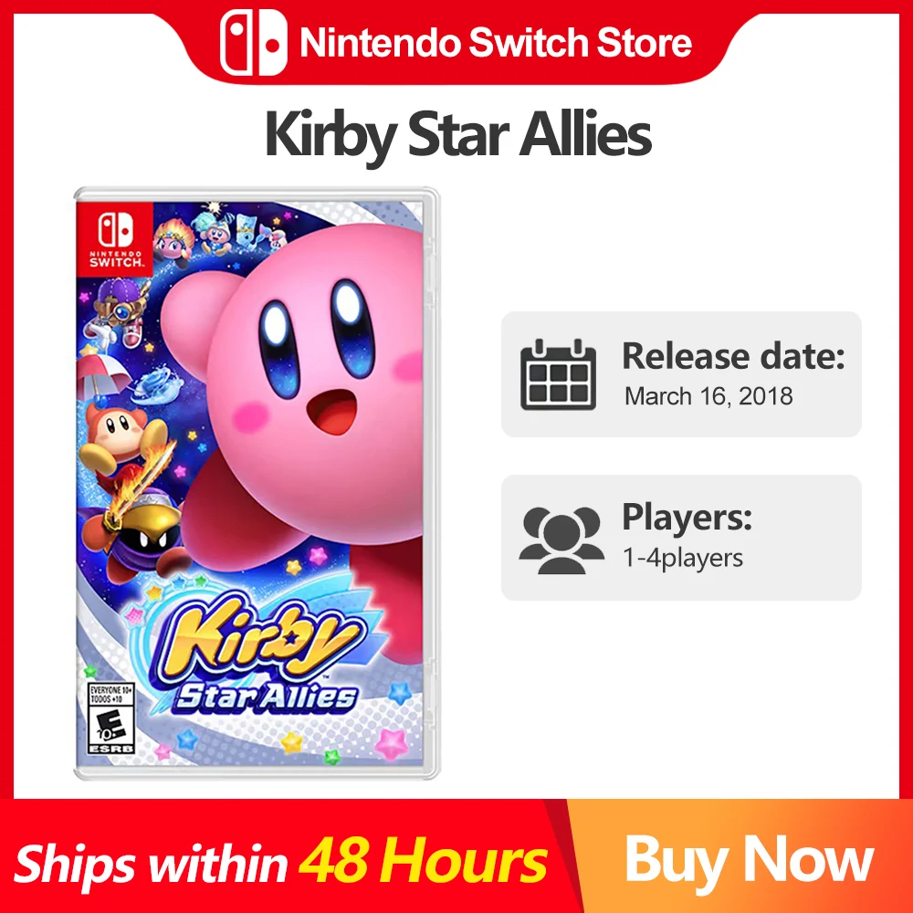 Nintendo Switch Games Kirby Star Allies | Nintendo Switch Kirby Multiplayer  - Star - Aliexpress