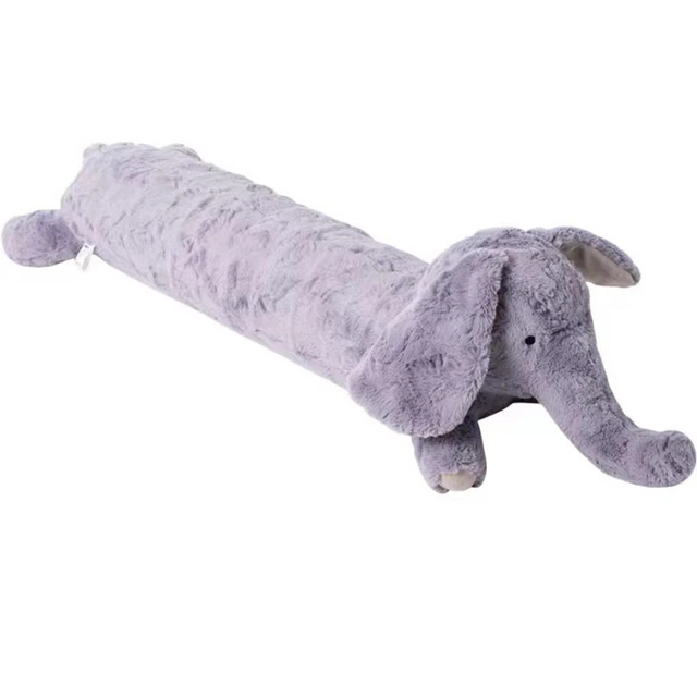 Peluche chien en forme teckel, long coussin en peluche réaliste – Image 6