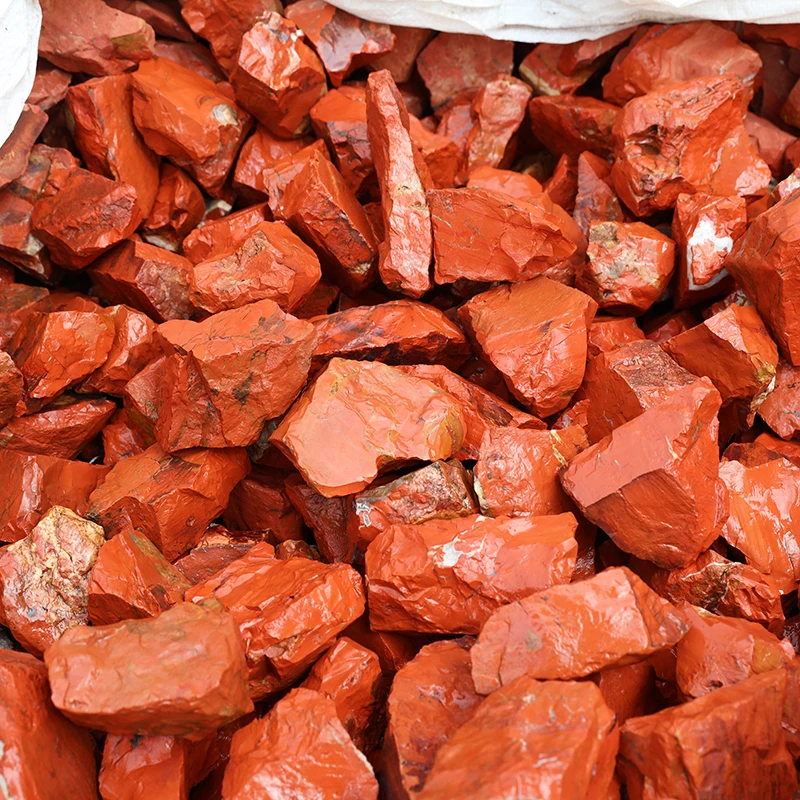 

RED JASPER ROUGH - CHINA 11 lbs. RED JASPER