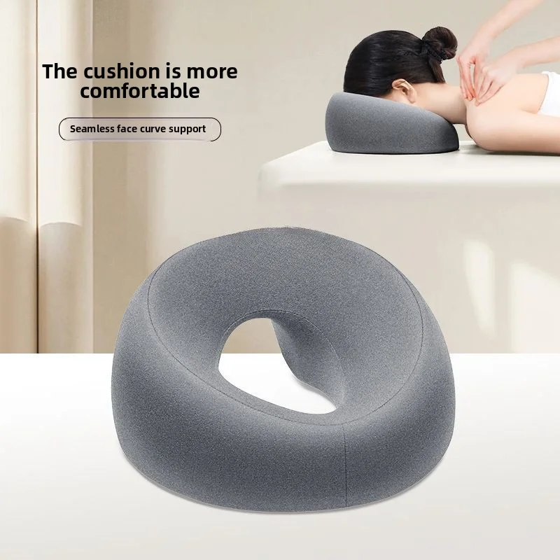 Body Massage Face Rest Pillow for Beauty Salon Ergonomics Lying Down Pillow Memory Foam Breathable Head Rest Support Pillow 2