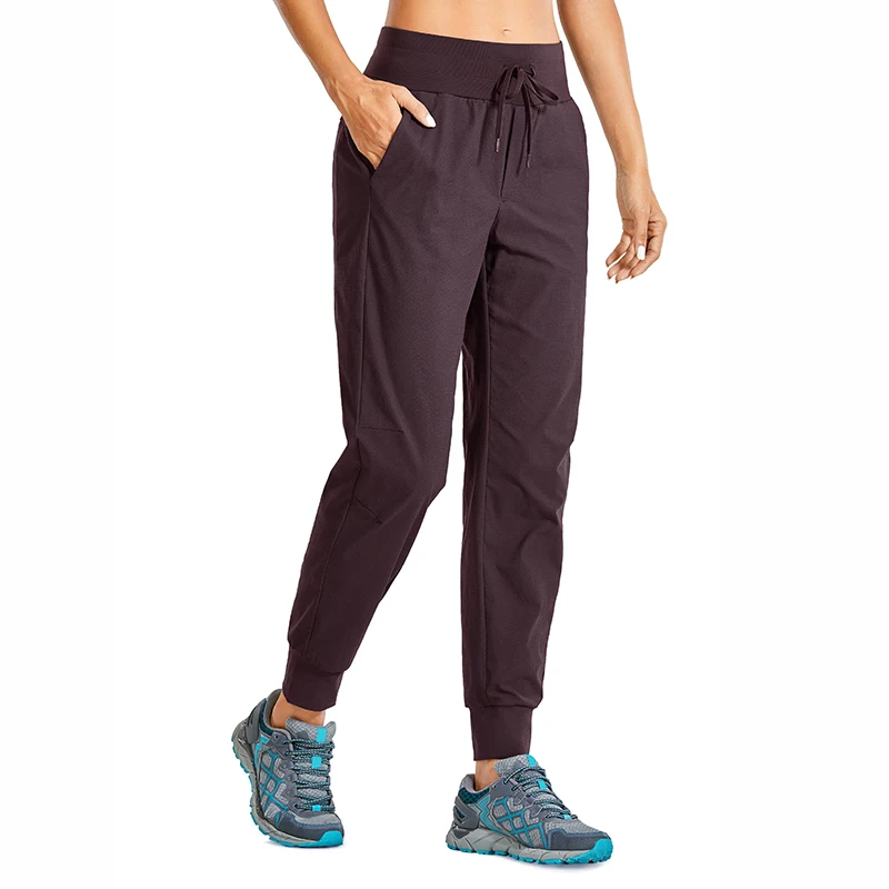 Athletic High Waisted Joggers for Women 27.5 - Lightweight Workout Travel  Casual Outdoor Hiking Pants with Pockets
