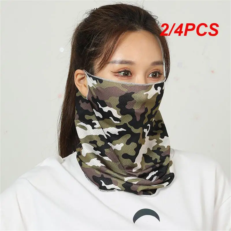 

2/4PCS Outdoor Sunscreen Breathable No Odor Close To The Skin Soft Skin-friendly Cycling Equipment Multifunctional Headscarf