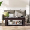 Lift Top Coffee Table w/Storage, Storage Coffee Table w/Lift Top for Living Room, Rising Tabletop Coffee Table w/Hidden 2