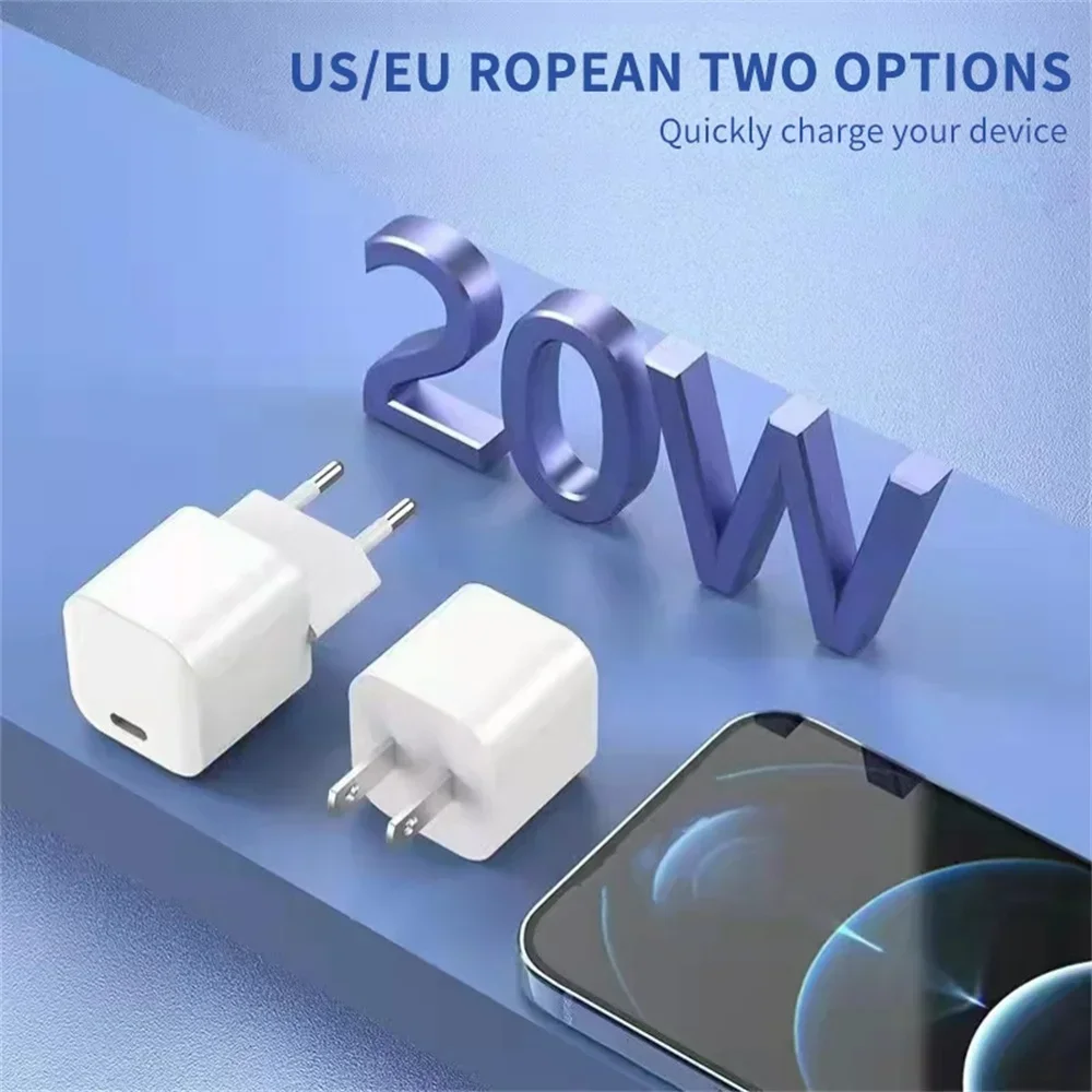 USB C Charger 20W PD Type C Fast Charging Phone Charger Power Adapter For iPhone 15 Pro Max Samsung Xiaomi USB C Quick charger