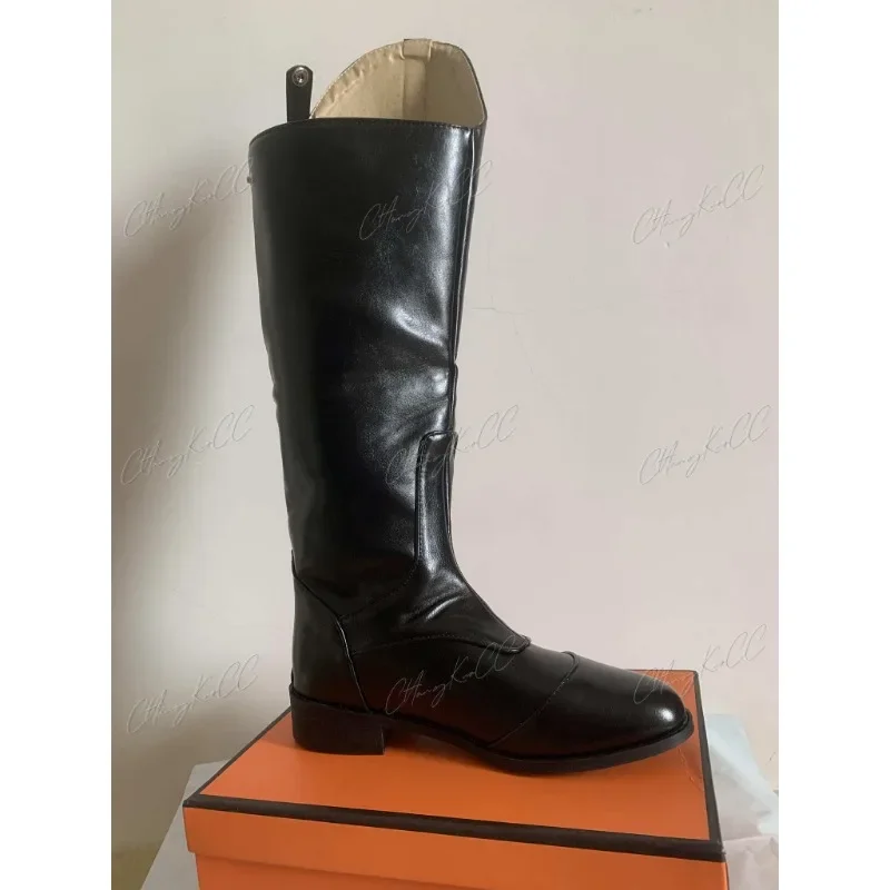 Women’s PU Leather High Horse Riding Boots 6