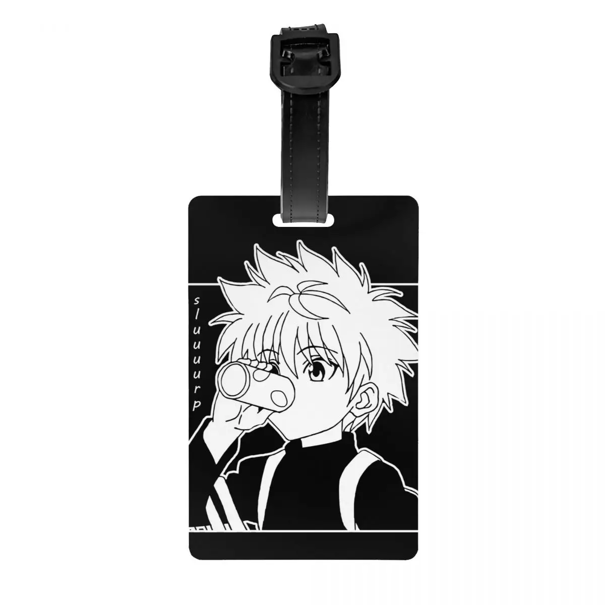 

Custom Hunter X Hunter Luggage Tag With Name Card Killua Zoldyck Privacy Cover ID Label for Travel Bag Suitcase