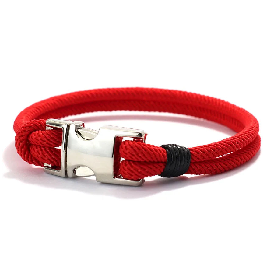 Neues einzigartiges Seilarmband für Männer, abnehmbare Schnalle, handgefertigt, Wickelarmband, Glück, roter Faden, Armband, Freund, Geschenk, Pulseria Homme – Detail 14