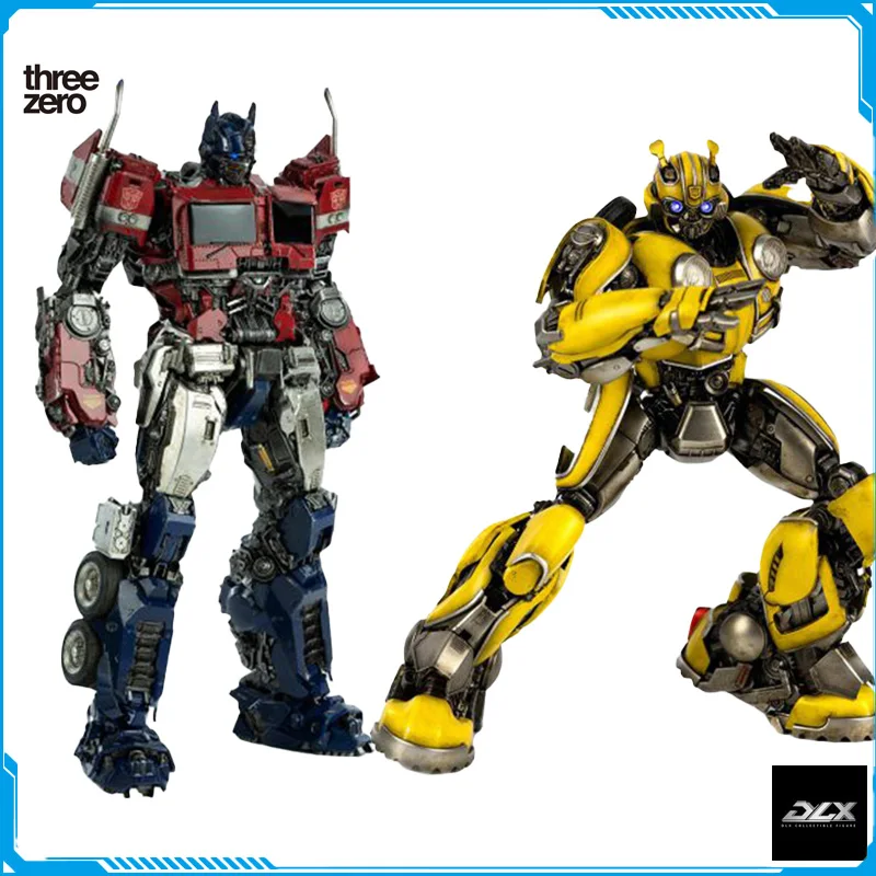 

In Stock Threezero DLX 28.5cm Optimus Prime Bumblebee Original Model Anime Figure Model Toys For Boys Action Collection Doll Pvc