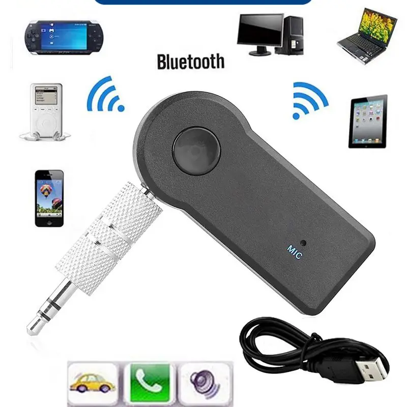 Bluetooth Audio Receiver RYRAProfessional 3.5mm Wireless Bluetooth Receiver Audio Music Adapter Bluetooth 3.0 Aux Receptor
