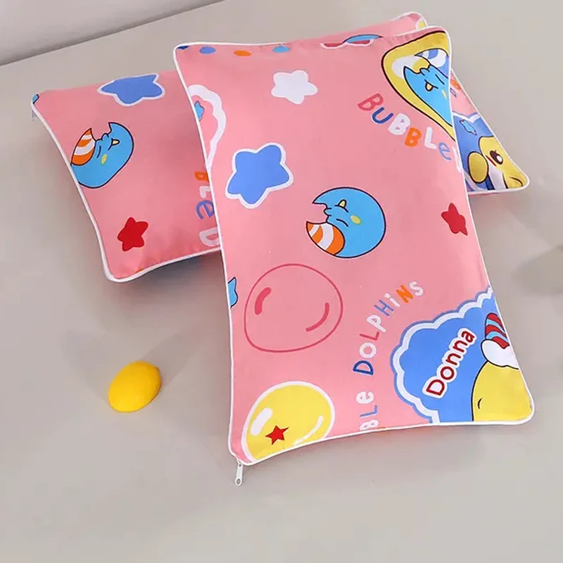 

Removable Washable Baby Pillow Household Cartoon Infant Pillow with Zipper Four Seasons Independent liner Children's Pillow