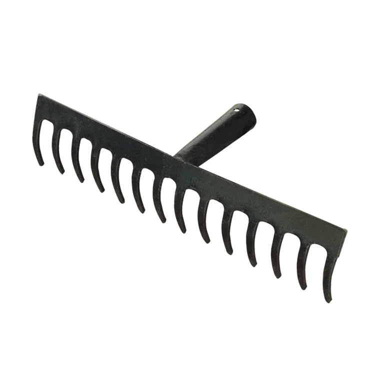 Farming Rake Stainless Steel 14-Tooth Hay Deciduous Pine Soil Garden Gardening Tools Agricultural Farm Tools farming rake