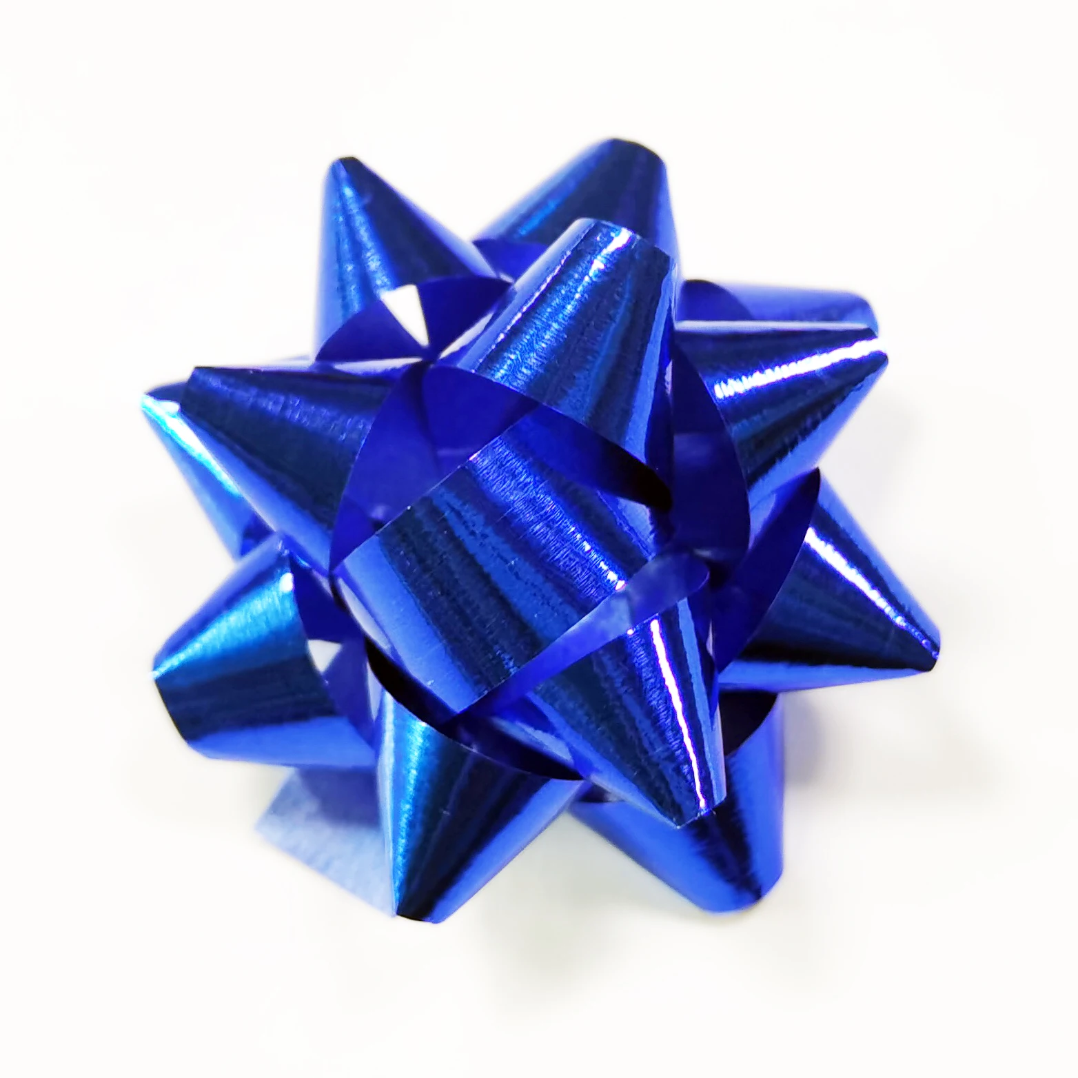 60 Stück/5 cm Weihnachtsbaum-Schleifen, Bänder, Dekorationen, festliche 3D-Stern-Blumen, Geschenkpapier-Boxen, DIY, Hochzeiten, dekorativ, selbstklebend – Detail 9