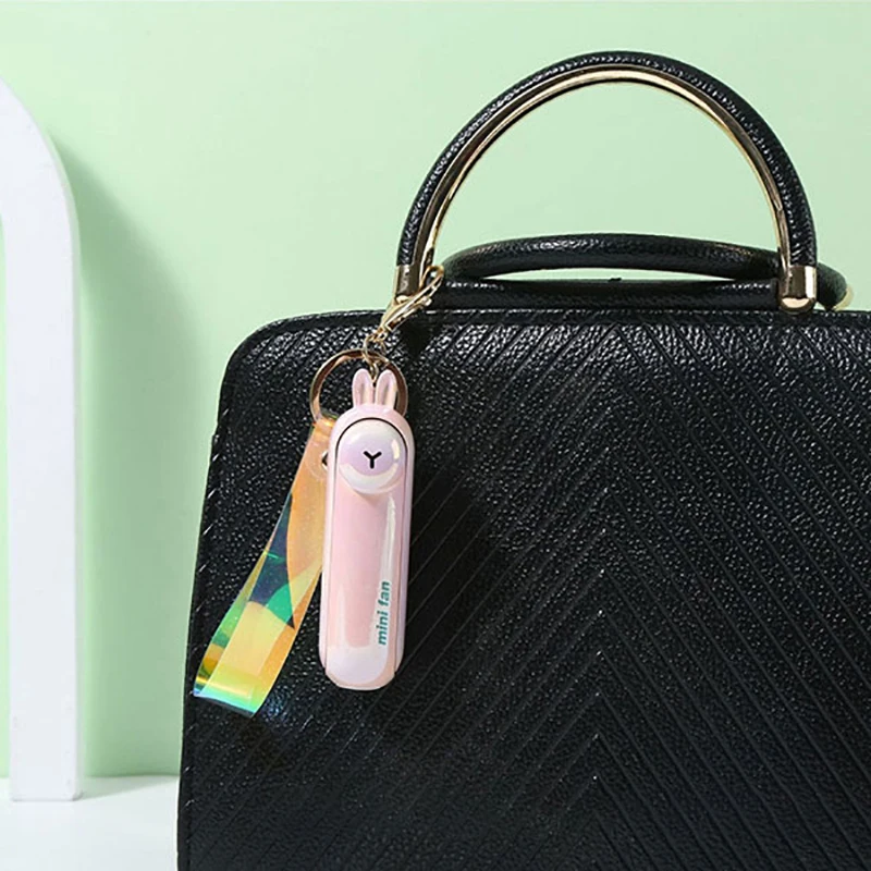 Small Portable And Powerful Cute Electric Hand Fan Bedside USB Charge Battery Table Desk Cooling SZ001_voghion.com