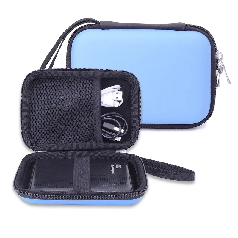 Portable External Hard Drive Zipper Case Bag Pouch Protector