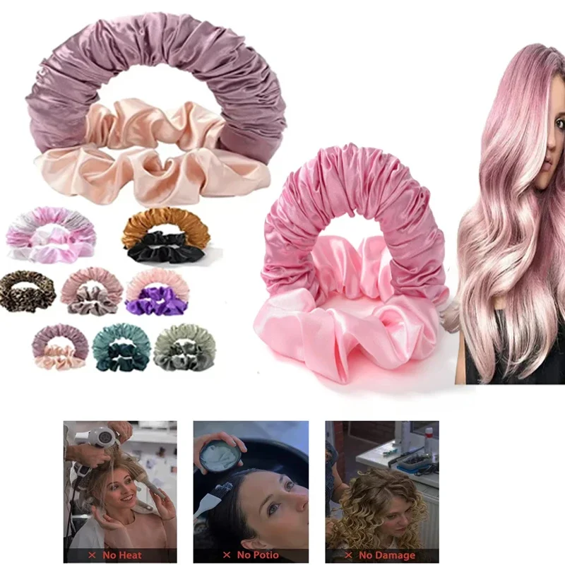 No Heat Soft Hair Curlers Lazy Hair Rollers Heatless Curling Rod