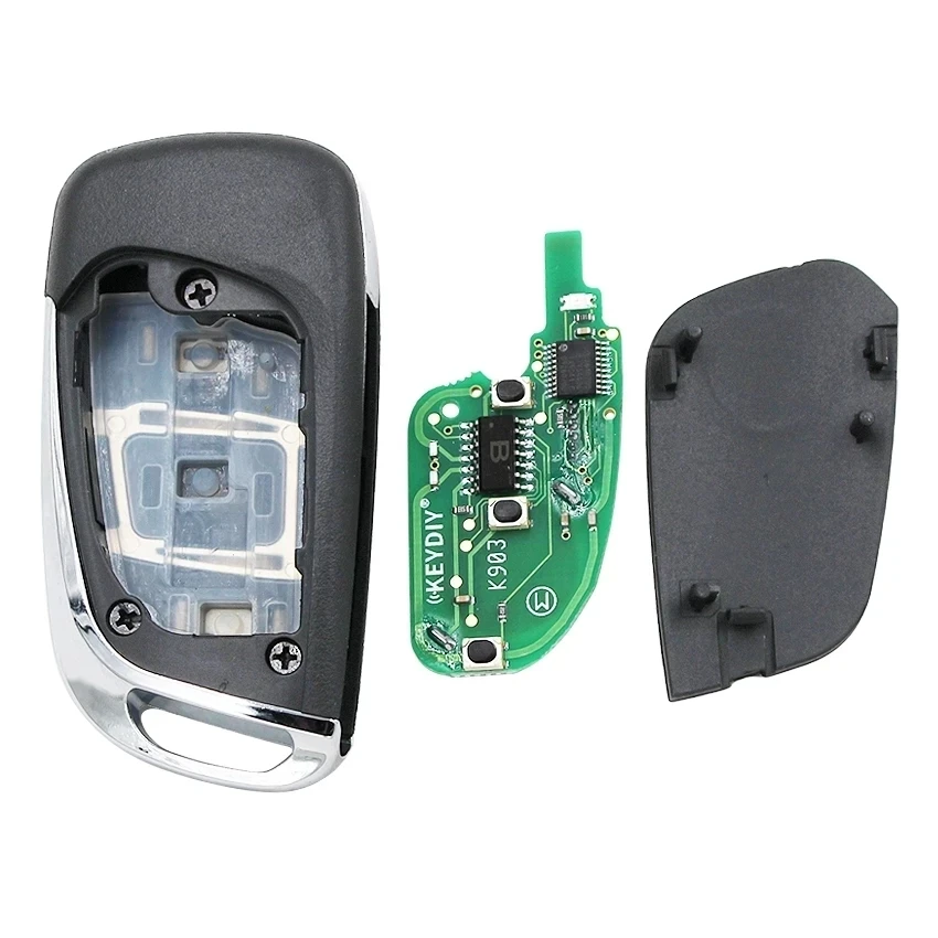 DIYKEY 2 Buttons Upgraded Model: CE0523 Flip Key Remote 433MHz FSK PCF7941 ID46 Chip Uncut HU83 Fob for Citroen C3 DS3 2009 -