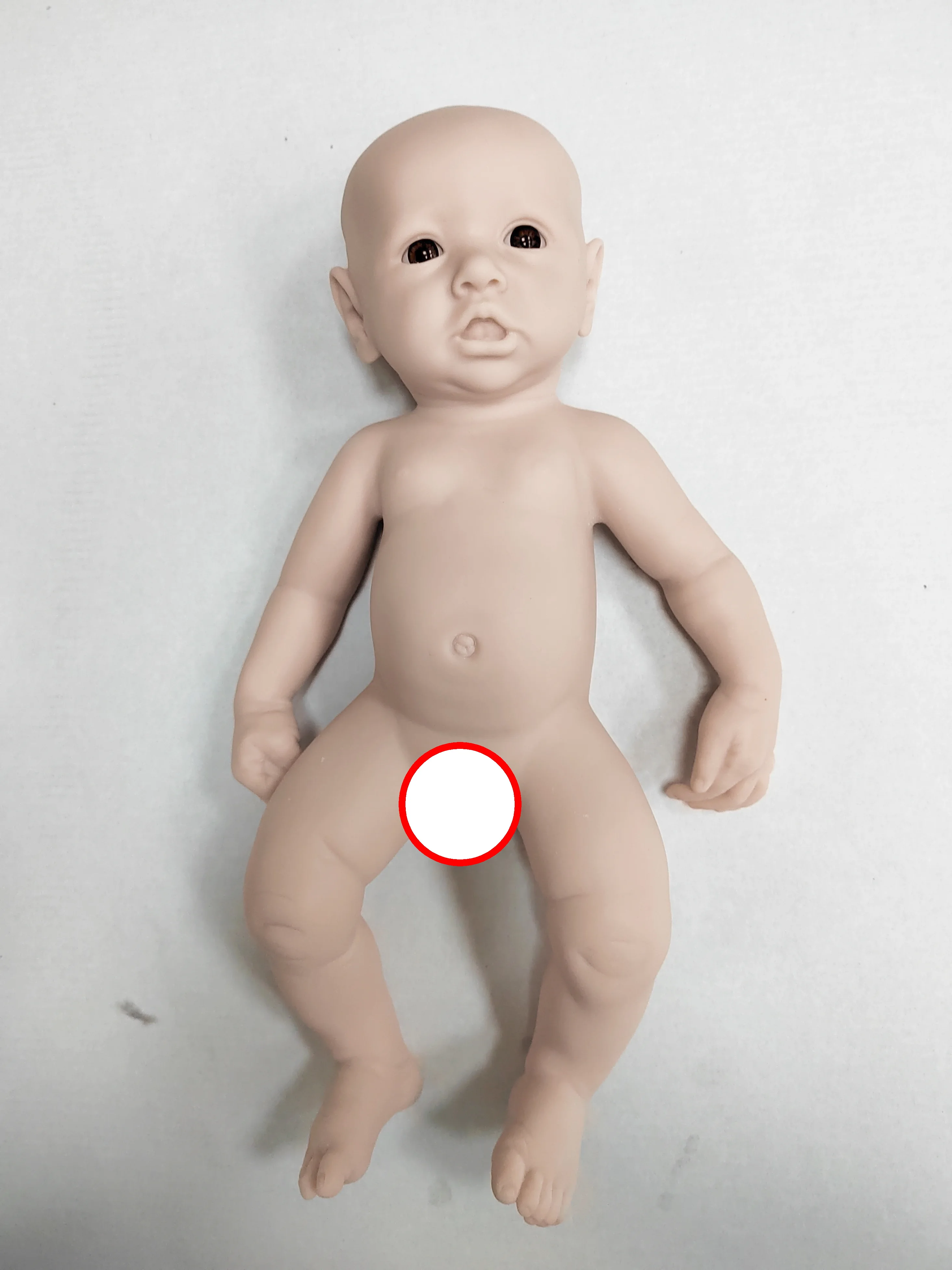 AISITE full silicone baby dolls 16.54 in hair girls, not vinyl
