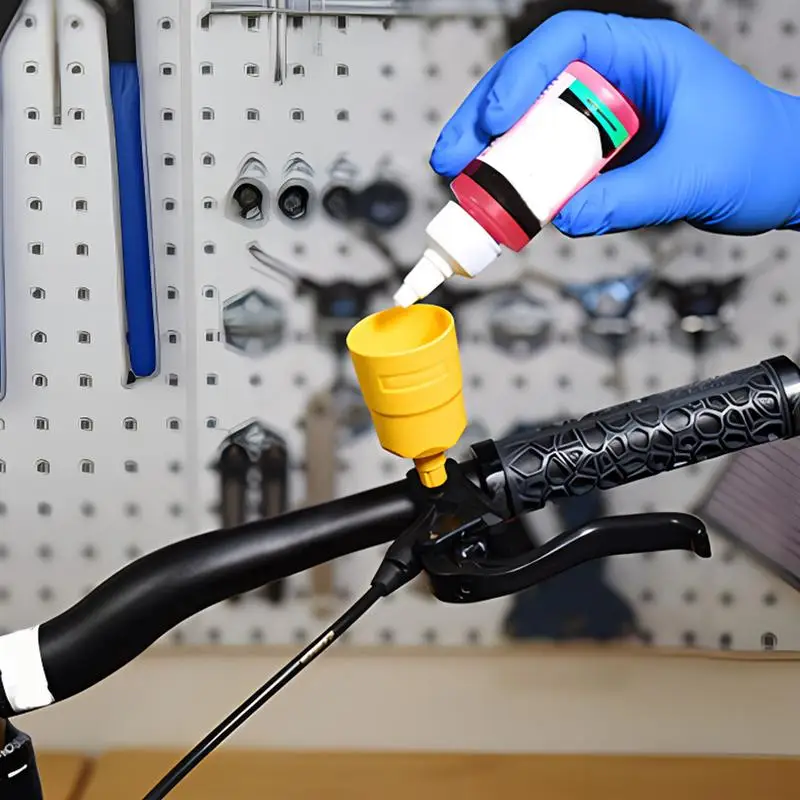 Hydraulic Brake Bleed Kit Durable Bike Brake Bleed Tool With 20ml Oil Filling Tool Brake Bleed Kit For Foldable Bike Cycling