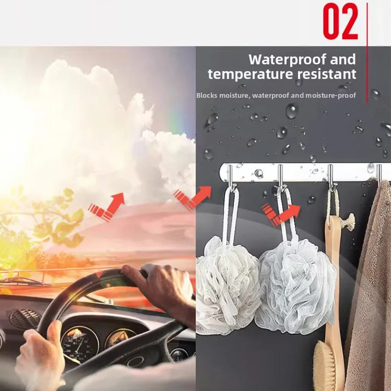 High-Viscosity Transparent Double-Sided Adhesive Tape - Seamless & Wall-Safe - Ideal for Automotive Decoration