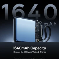 Baseus 5W Magnetic Wireless Charger For Apple Watch USB-C Built-in Cable For Apple Watch S1-S10 SE SE2 Ultra2 - Image 4