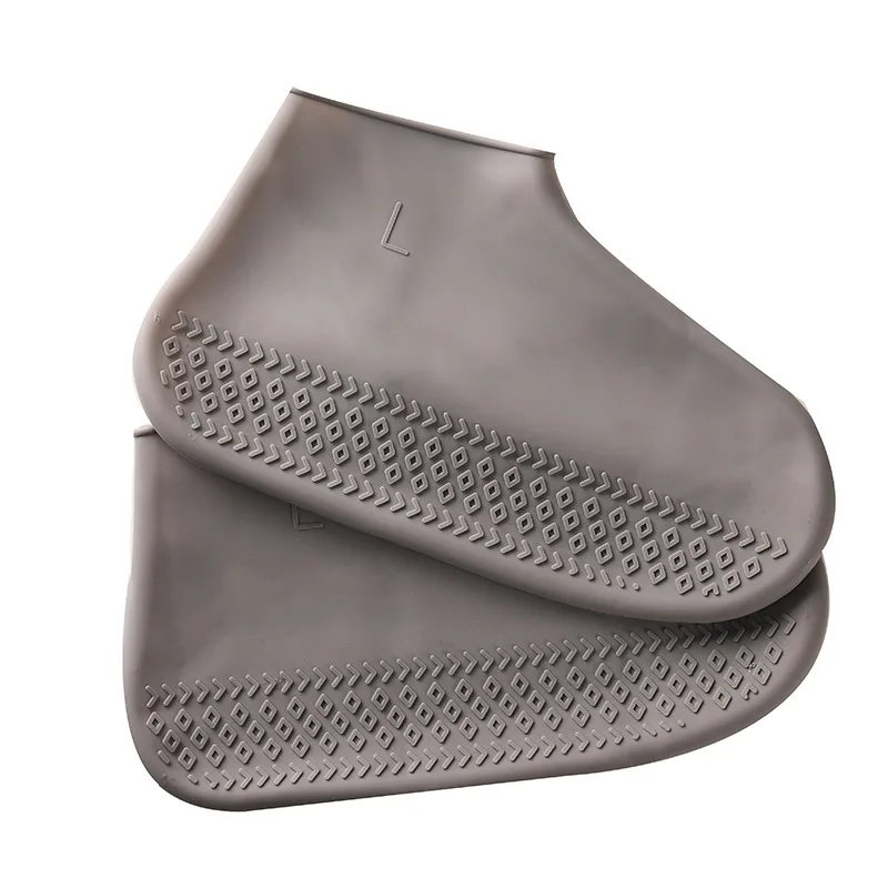 Silicone Waterproof Shoe Cover Thick Non-Slip Wear-Resistant Bottom Outdoor Rain Boots Rainproof and Waterproof Shoe Cover