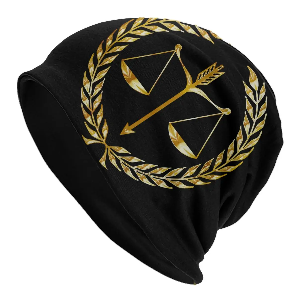 

Law Golden Scales Of Justice Skullies Beanies Caps Cool Winter Warm Knit Hat Unisex Adult Lawyer Legal Party Gift Bonnet Hats