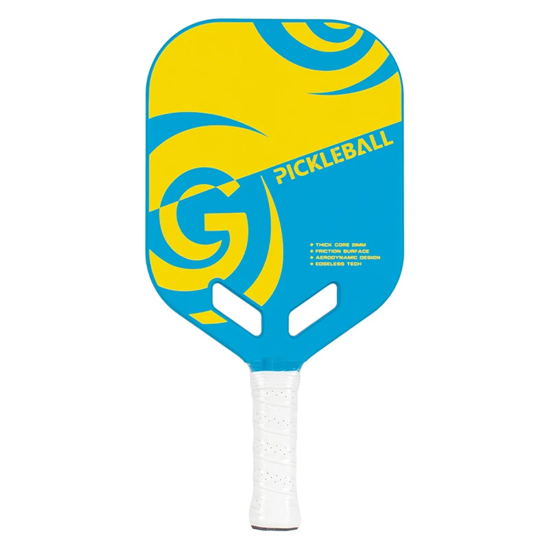 New Sport Style Design Lightweight Thickness 20MM Hot Press Integrated PP Honeycomb Core Carbon Fiber Pickleball Paddle