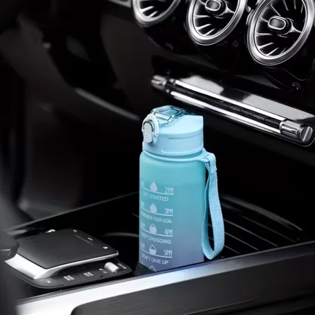 300ml/750ml/2L Water Bottle Motivational Sport Water Bottle Leakproof Bottles Drinking Outdoor Travel Gym Fitness Jugs 4