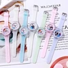 MINISO Disney Children Watch Frozen Princess Pattern Led Glowing Flash Fashion Kids Quartz Wristwatch Christmas Gifts 2
